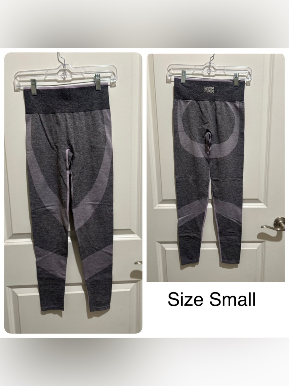 PINK Victoria's Secret Leggings (gray/purple)
